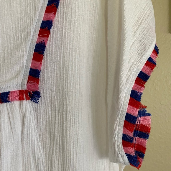 Women’s J. Crew Fringe Tunic Swim Coverup - Picture 8 of 9